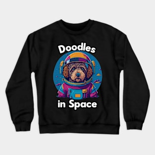 Doodle in Space Graphic Tee Shirt Crewneck Sweatshirt